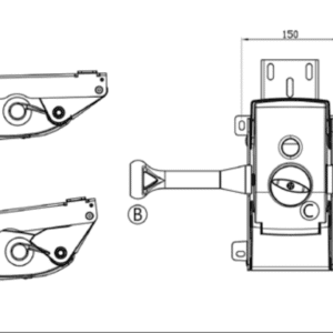 K06 Chair Spare Parts Swivel Chair Mechanism