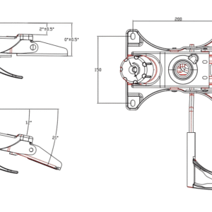 YZ-D12 Chair Spare Parts Swivel Chair Mechanism