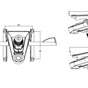Aluminum Tilt Mechanlsm for ofce chalr