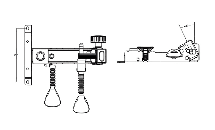 YZ-D01 Dual Locking Positions for Enhanced Safety and Stability of Office Chair Chassis