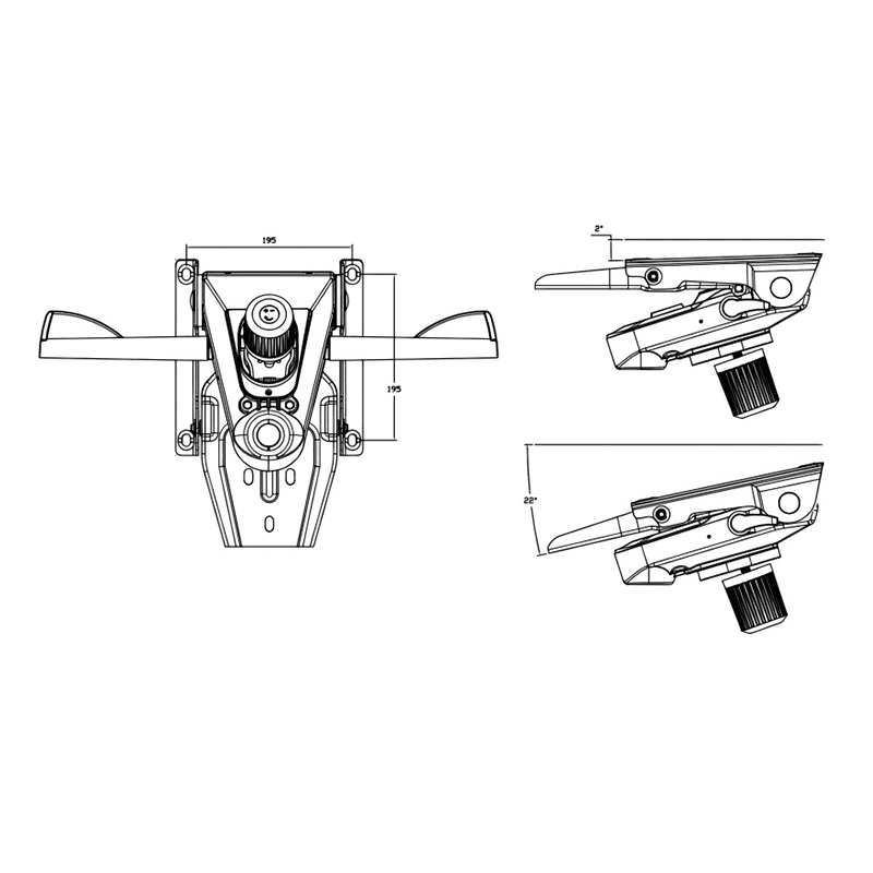 Ergonomilc Pneumatlc chalr Mechanlsm for optlmaComfort and support