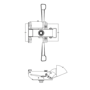 YZ-B02 Chair Spare Parts Swivel Chair Mechanism
