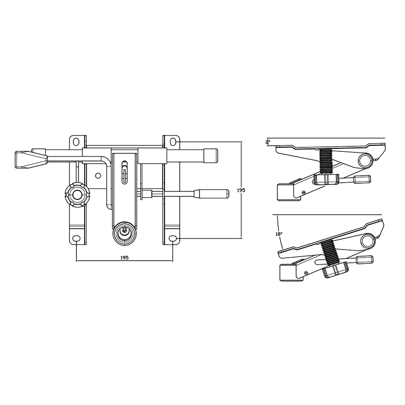 YZ-C04 Advanced Tilt Lock Mechanism for Enhanced Stability and Safety