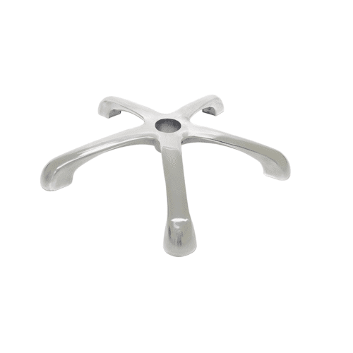 240mm Polished Five-star horseshoe foot office chair Base for Office Chair