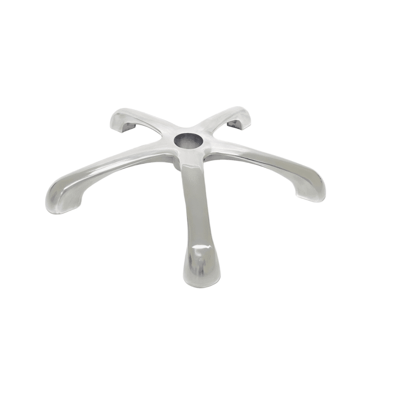 240mm Polished Five-star horseshoe foot office chair Base for Office Chair
