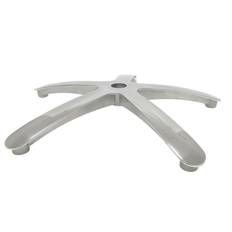 370mm Polished Five-star Petal Feet office chair Base for Office Chair