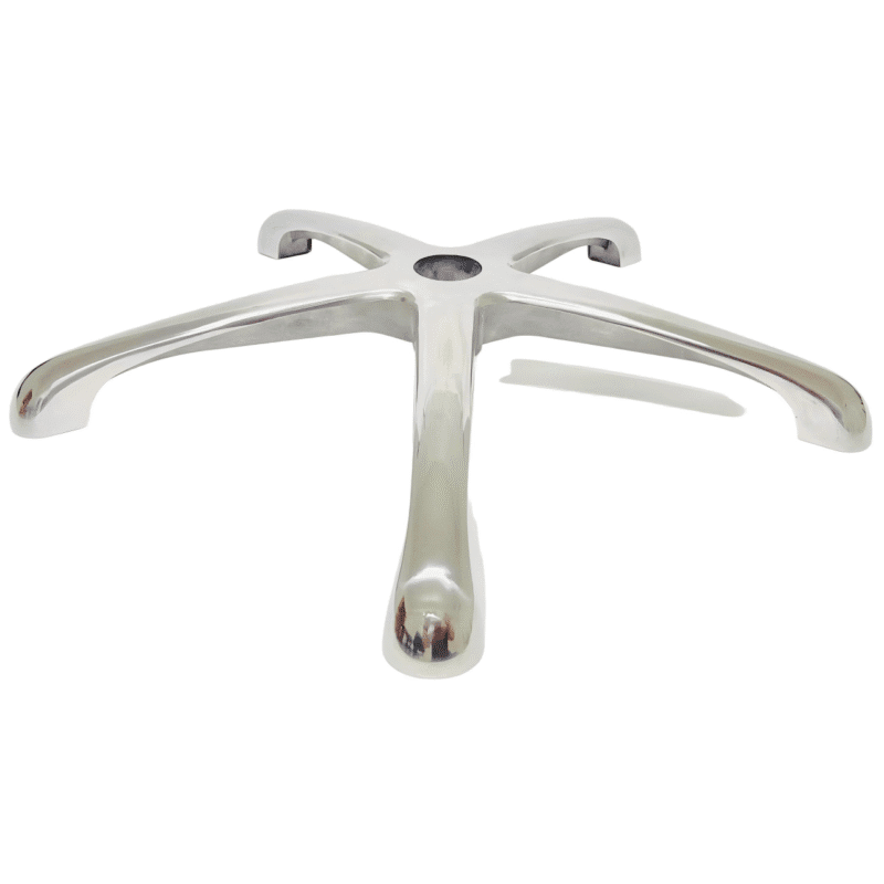 320-350mm Polished Five-star Horseshoe Foot office chair Base for Office Chair