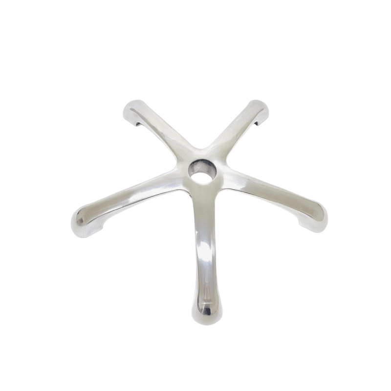240mm Polished Five-star horseshoe foot office chair Base for Office Chair