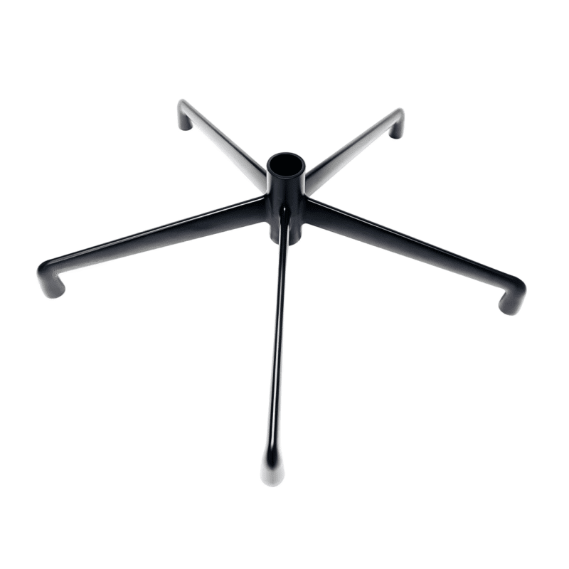 350mm Polished Five-star Toothpick Feet office chair Base for Office Chair