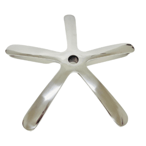 370mm Polished Five-star Petal Feet office chair Base for Office Chair