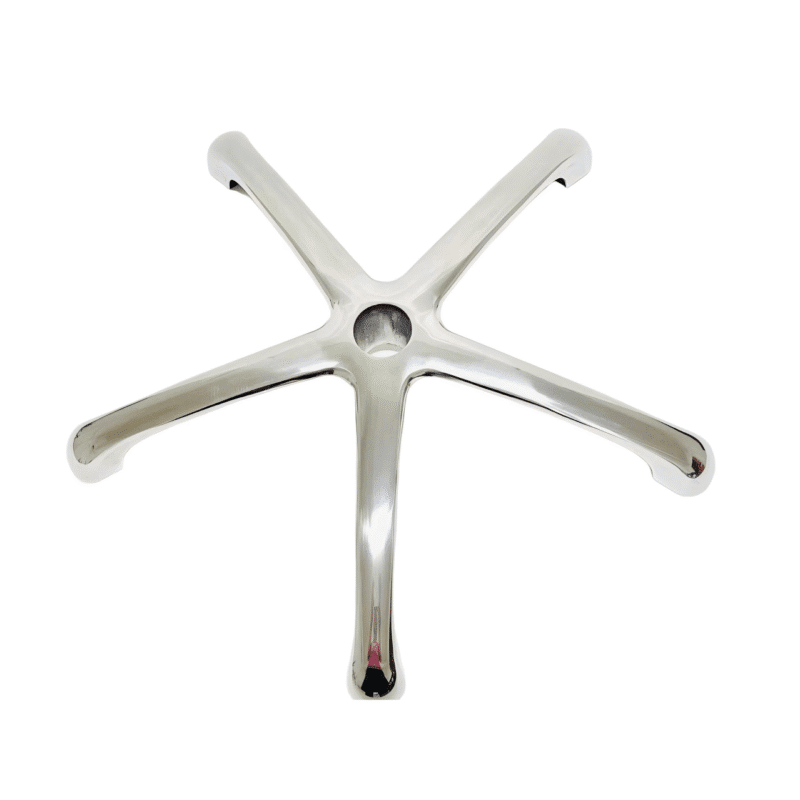 320-350mm Polished Five-star Horseshoe Foot office chair Base for Office Chair