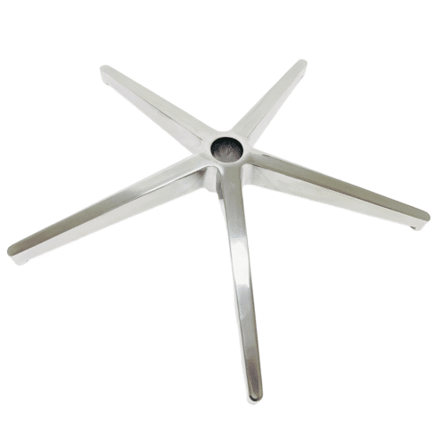 330-350mm Polished Five-star  Square Feet office chair Base for Office Chair