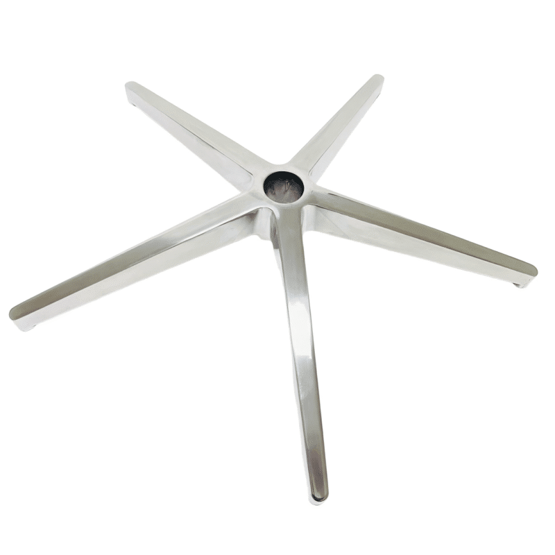 330-350mm Polished Five-star  Square Feet office chair Base for Office Chair