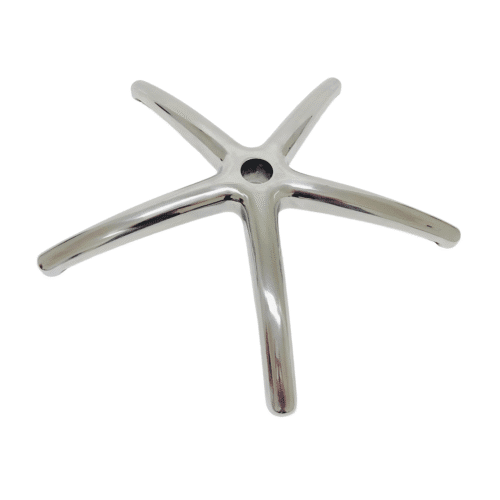 350mm Polished Five-star Bread Feet office chair Base for Office Chair