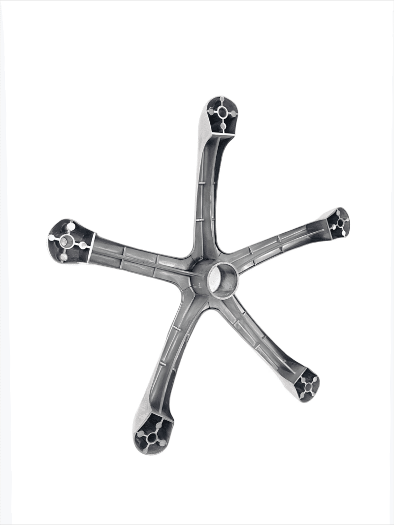 240mm Polished Five-star horseshoe foot office chair Base for Office Chair