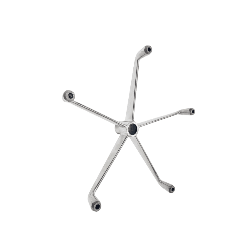240mm Polished Five-star Toothpick   Foot office chair Base for Office Chair