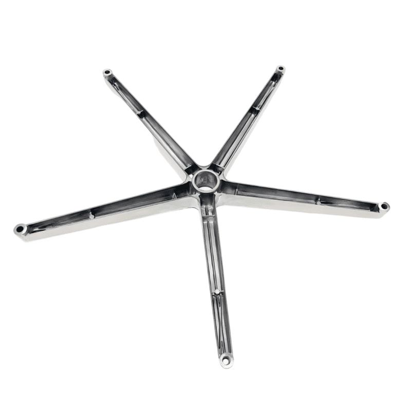 330-350mm Polished Five-star  Square Feet office chair Base for Office Chair