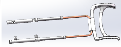 Length Telescoping Office Chair Footrest with frame for Swivel Chair